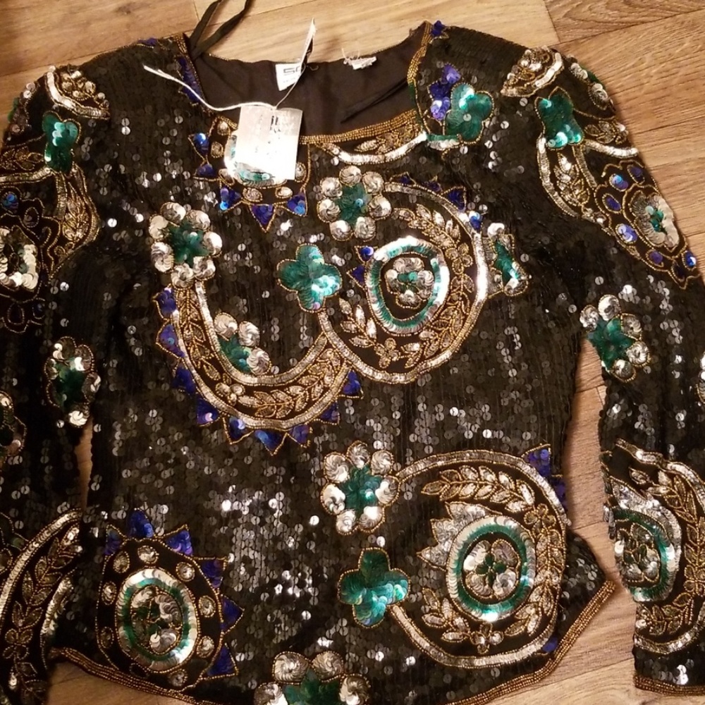 Multi Color Sequins Top - image 1